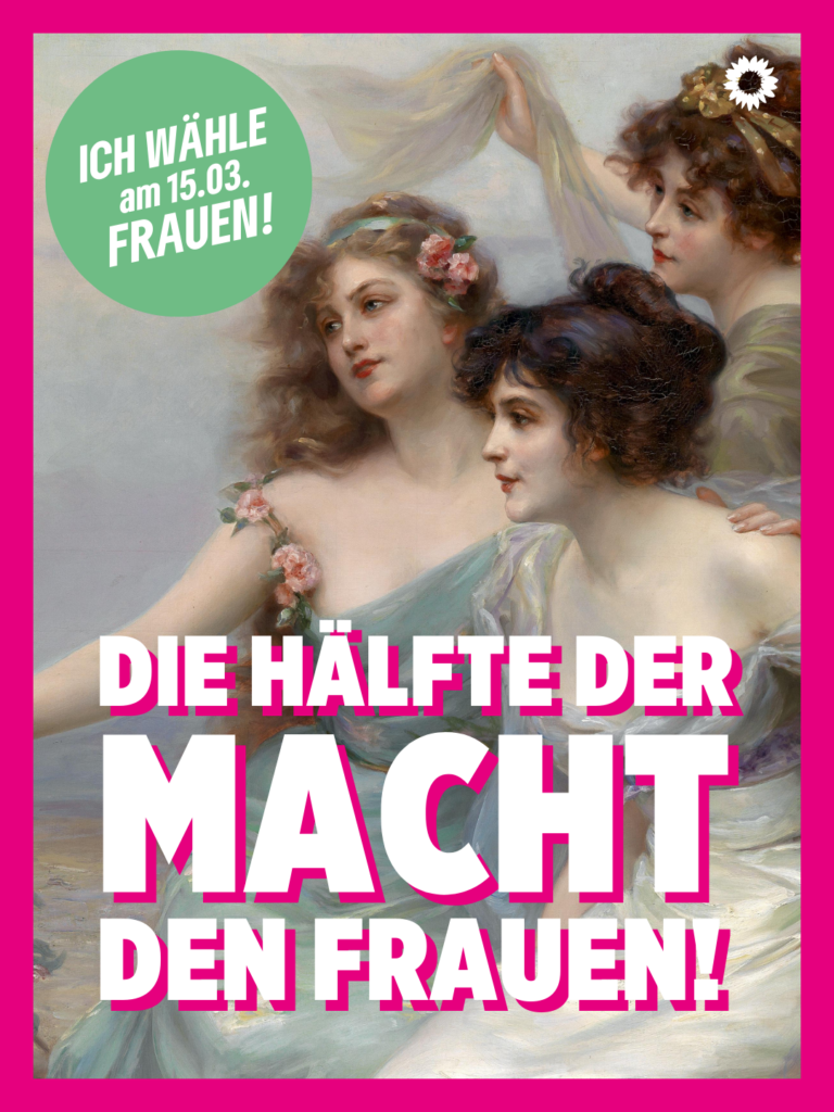 Die Hälfte der Macht gehört den Frauen